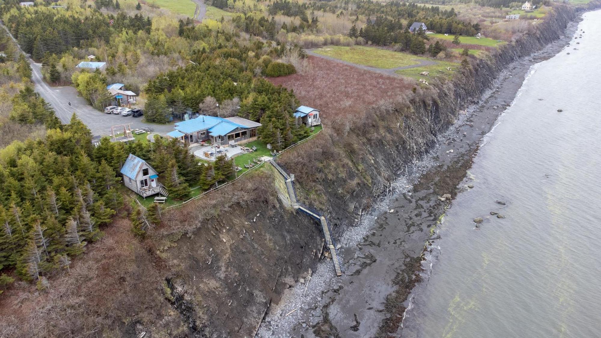 Auberge/Chalet Griffon Aventure L'Anse-au-Griffon Exterior foto