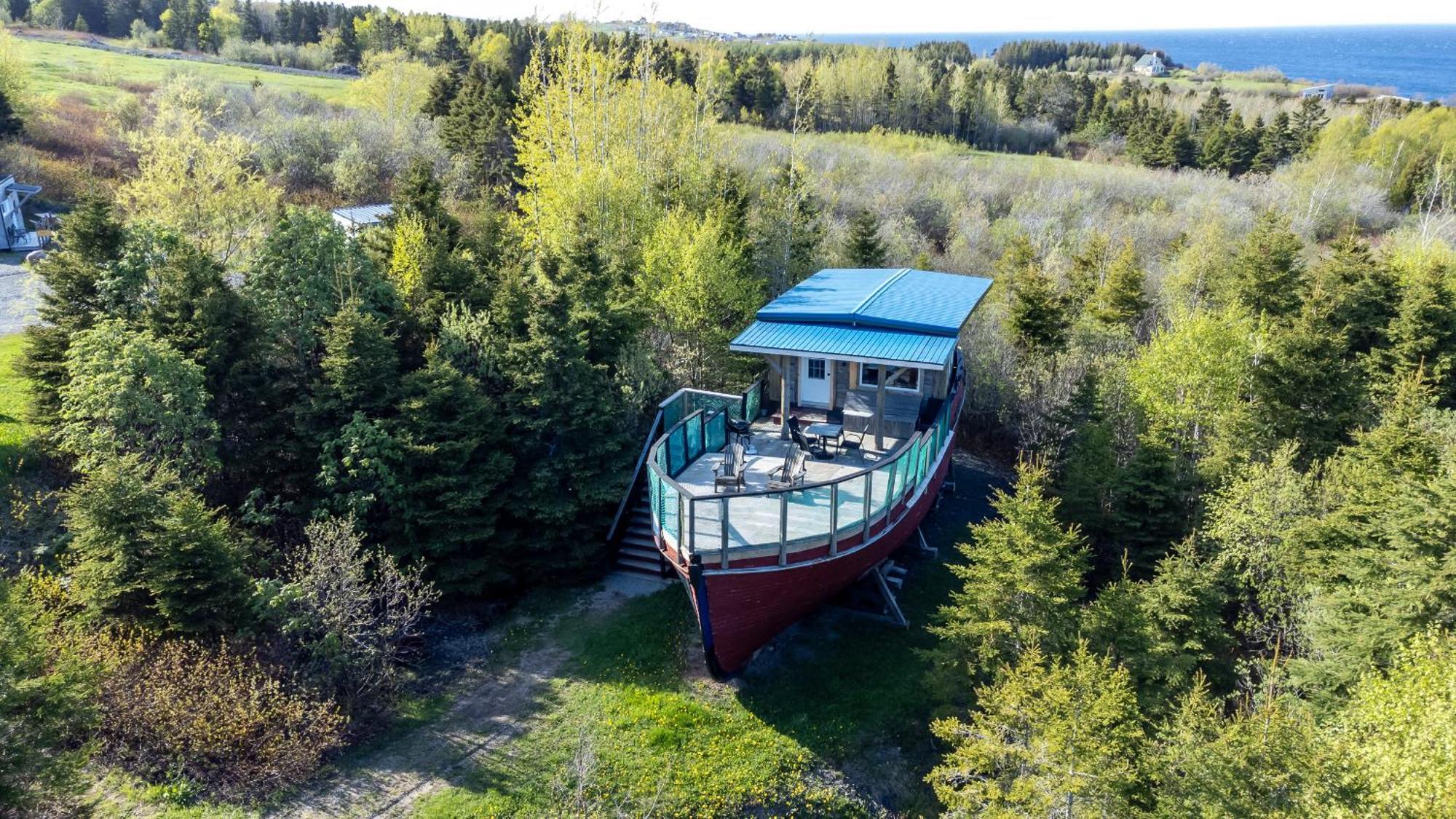 Auberge/Chalet Griffon Aventure L'Anse-au-Griffon Exterior foto