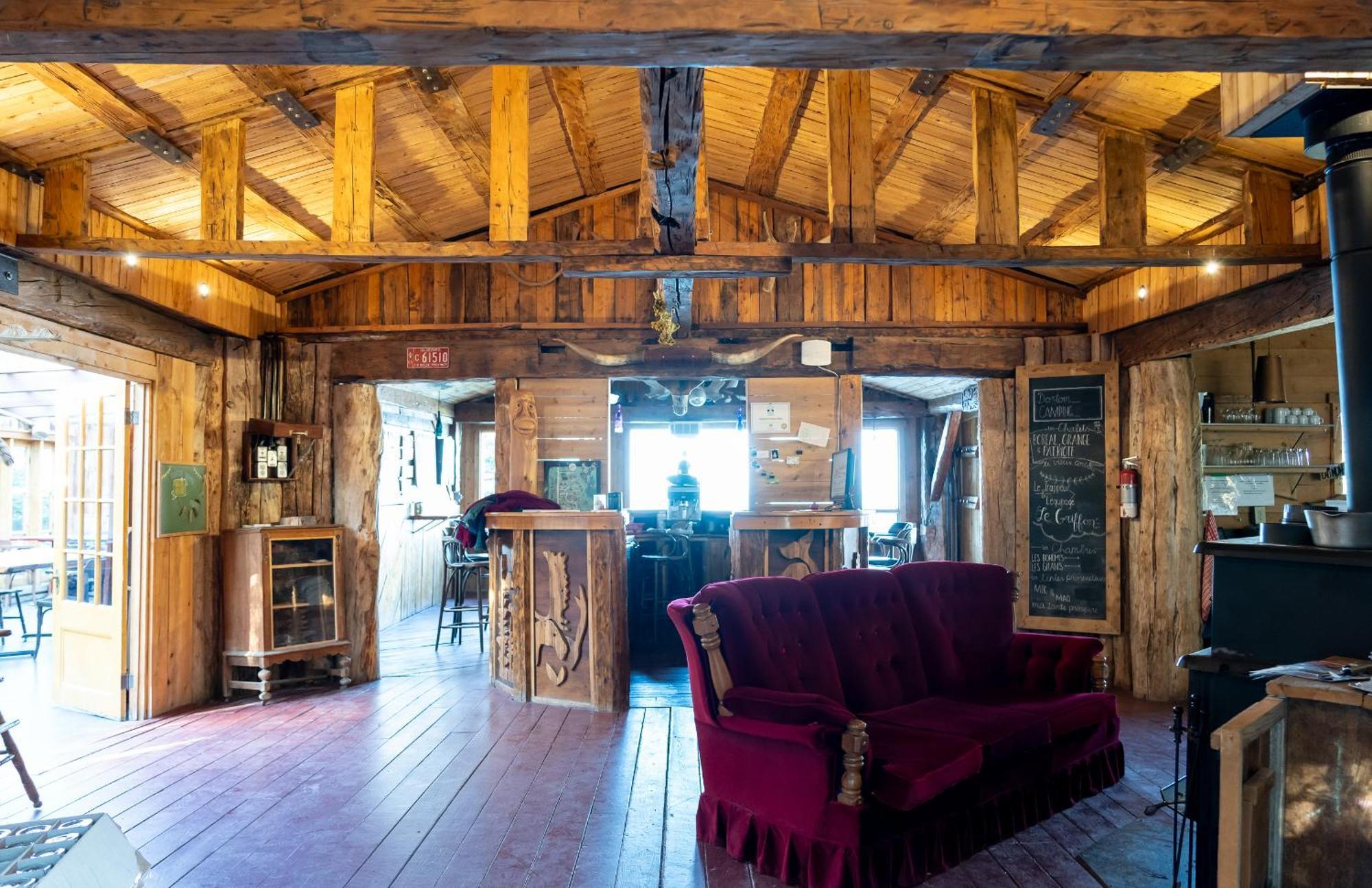 Auberge/Chalet Griffon Aventure L'Anse-au-Griffon Exterior foto