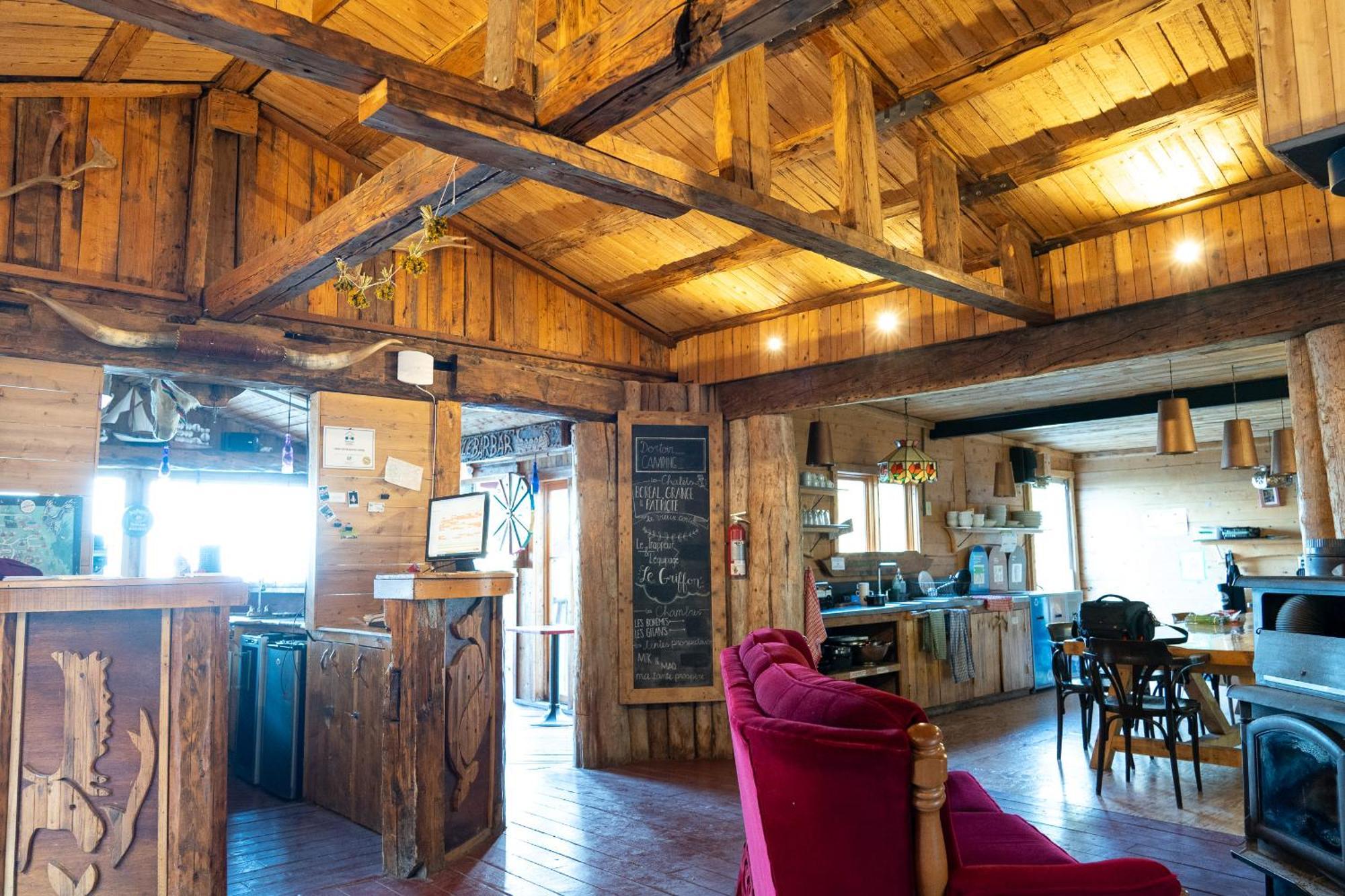 Auberge/Chalet Griffon Aventure L'Anse-au-Griffon Exterior foto