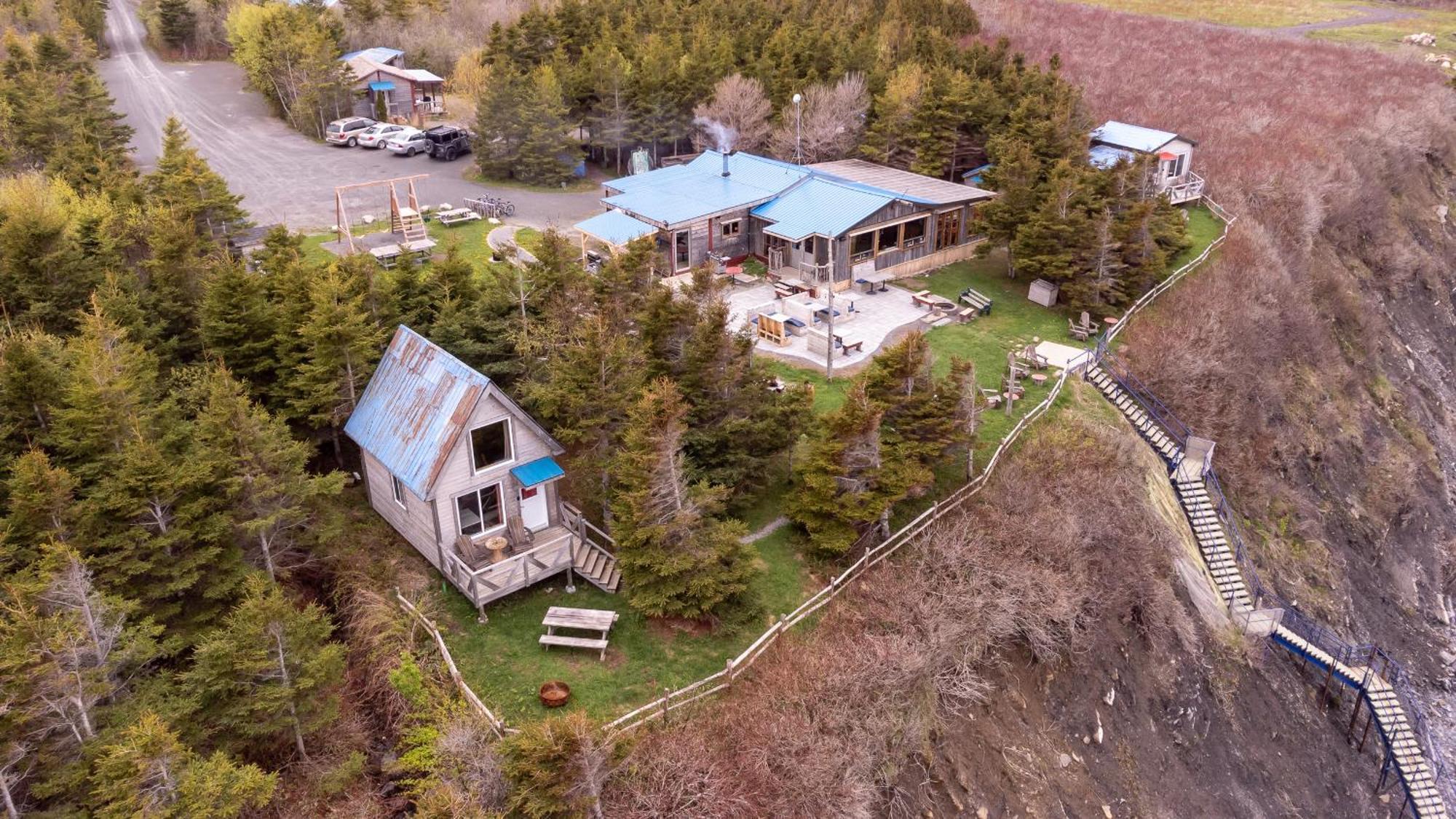 Auberge/Chalet Griffon Aventure L'Anse-au-Griffon Exterior foto