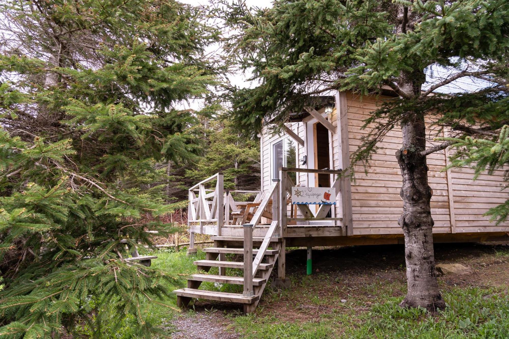 Auberge/Chalet Griffon Aventure L'Anse-au-Griffon Exterior foto